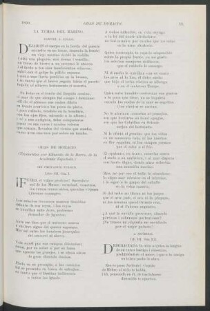 Odas de Horacio