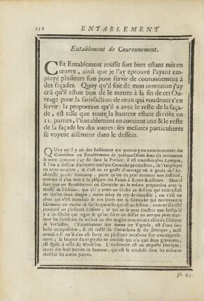 Entablement de Couronnement