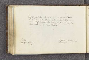 Karoline Wilhelmine Reimari. – Berlin, 14.07.1786