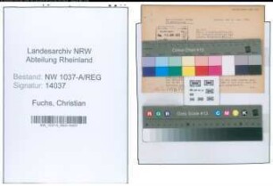 Entnazifizierung Christian Fuchs , geb. 00.00.0000 (Landgerichtsrat)