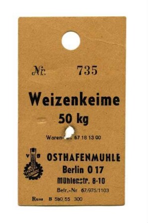 VEB Osthafenmühle Berlin