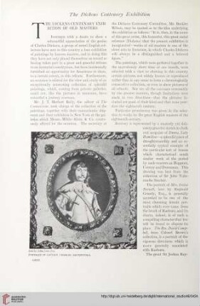 The Dickens Centenary exhibition of old masters