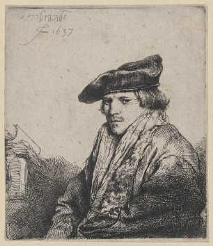 Bildnis eines unbekannten jungen Mannes mit Pelzkappe