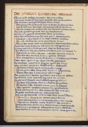 Die Sänger Guido und Arnaut (Fegefeuer XXVI, 97 - 148) : [SW X/XI: H14]; [SW X/XI, S. 77-79/181-182]