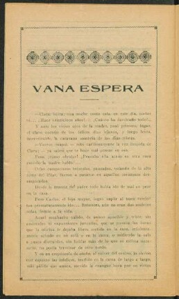 Vana espera