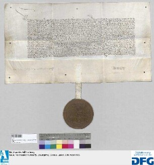 König Sigmund verleiht der Judenschaft zu Nürnberg, Nördlingen, Windsheim und Weißenburg umfangreiche Privilegien.