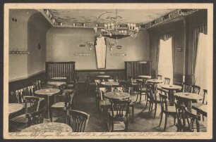 Ansichtskarte Gastraum Konditorei Kaiser, Oranienplatz [1/3]