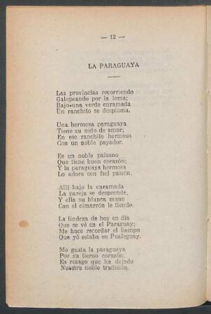 La Paraguaya