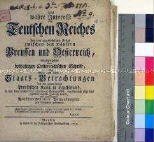 Abhandlung über den Siebenjährigen Krieg zwischen Preußen und Österreich