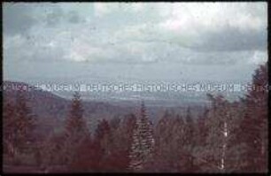 Blick von der Stabkirche Wang in Brückenberg im Riesengebirge