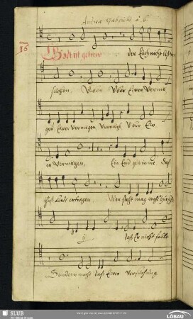 16 Andrea Gabrieli: Non ti sdegnar o Filli