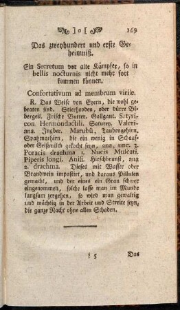 Das zweyhundert und erste Geheimniß. - Das zweyhundert und sechste Geheimniß.