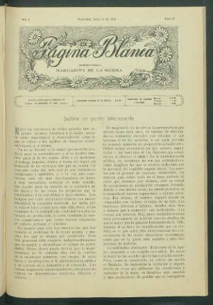Sobre un punto interesante