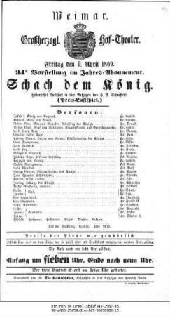 Schach dem König