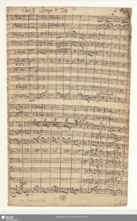 Tito Vespasiano. Excerpts - Mus.2477-E-516 - Mus.2477-E-516a : Coro, orch, bc