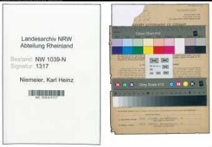 Entnazifizierung Karl Heinz Niemeier , geb. 07.03.1911 (Geschaeftsfuehrer)