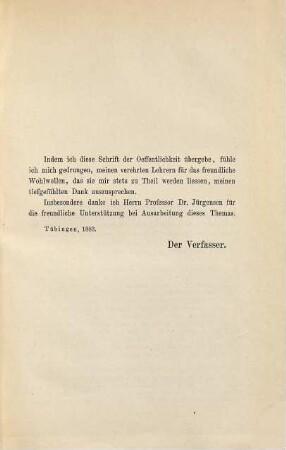 Ein Fall von malignem Lymphom : Inaug.-Diss. d. U. Tübingen