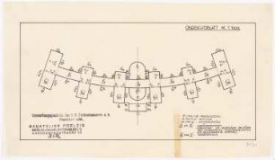 I.G.-Farben, Frankfurt/Main Verwaltungsgebäude: Lageplan 1:1000