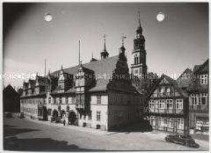 Celle, Rathaus und Stadtkirche St. Marien
