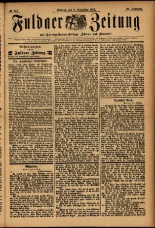Ausgabe vom Montag, den 02. November 1896.