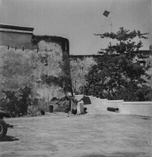 Fort Jesus : Kanone auf dem Weg zum Eingang von Fort Jesus