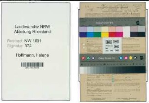 Entnazifizierung Helene Hoffmann, geb. 25.08.1913 ()