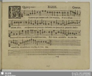 XCIIII. Beatus vir qui inventus est
