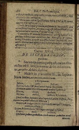 Caput XVIII. De Secunda Coniugatione.
