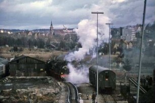 Tübingen Bw Bekohlungsanlage Lok Lok 078 246 Abschiedsfahrt