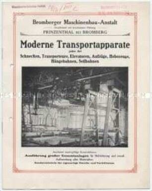Moderne Transportapparate jeder Art