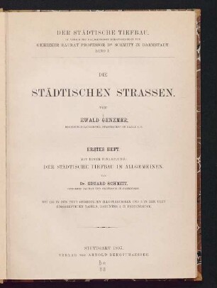 1: Die städtischen Strassen