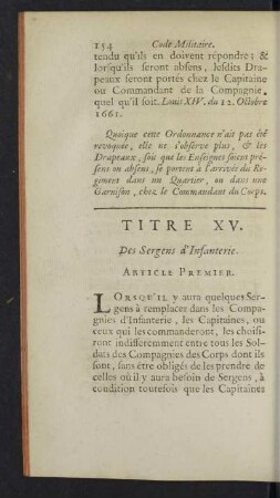 Titre XV.