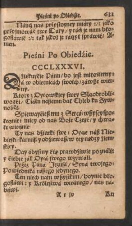 Piesni Po Obiedzie.