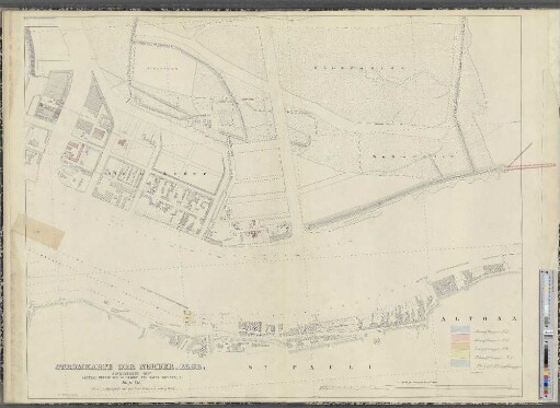 Blatt VII. : Gänseweide. Steinwärder. Kuhwärder. St. Pauli. Altona.