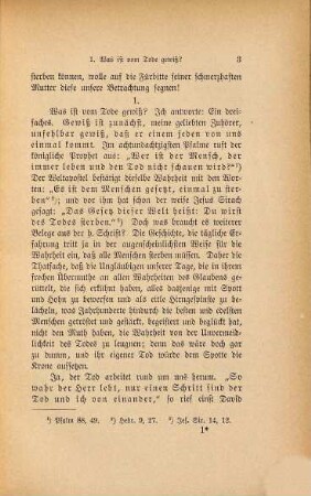 Die letzten Dinge des Menschen : Fastenpredigten, 1