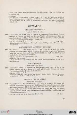 Gemälde (Nr. 133-164)