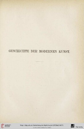 Geschichte der Modernen Kunst