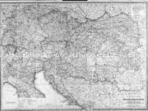 Landkarte: General-Straßen und Ortskarte Österreich- Ungarn; Wien: Artaria u. Co., 1870