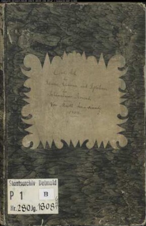 Zivilstandsregister der evangelischen Gemeinde Kleinenbremen, Kreis Minden (GHT 1808) (Gemeinde: Evangelische Gemeinde Kleinenbremen)