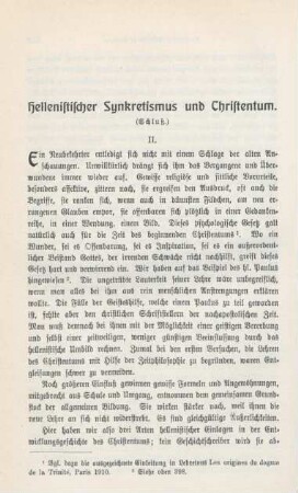 520-532 Hellenistischer Synkretismus und Christentum : Schluß