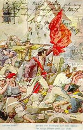 Barrikadenkampf beim Sturm auf die Bastille