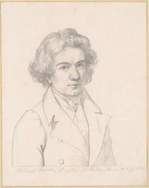 Bildnis Pettrich, Ferdinand (1798-1872), Bildhauer