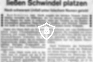 Fingerabdrücke per Telebild ließen Schwindel platzen