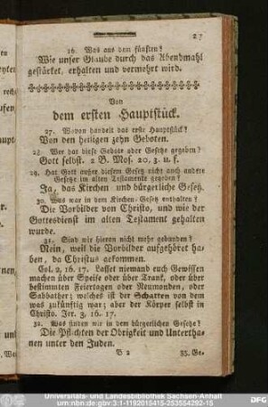 Von dem ersten Hauptstück.