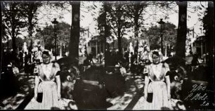 Paris, Weltausstellung 1900, Kellnerin am Stand von Lucas Bols
