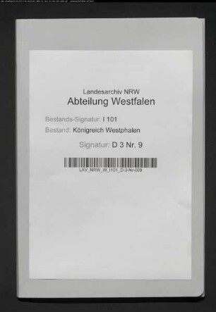 Forderung der Kronschatzkasse an den Schuldner Franz Xaver Freiherr von Schmising gt. Kerssenbrock, Landrat in Münster