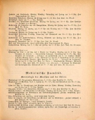 Verzeichnis der Vorlesungen an der Schlesischen Friedrich-Wilhelms-Universität zu Breslau. 1889, SS