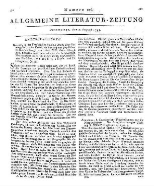 [Wilhelm, Gottlieb Tobias]: Unterhaltungen aus der Naturgeschichte / [erm.Verf.: Gottlieb Tobias Wilhelm]. - Augsburg : Engelbrecht Der Säugethiere zweyter Theil. - 1792