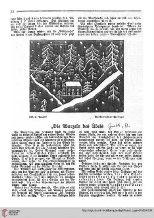 N.F. 5.1925: ''Die Wurzeln des Übels