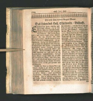 [Der August-Monat.]